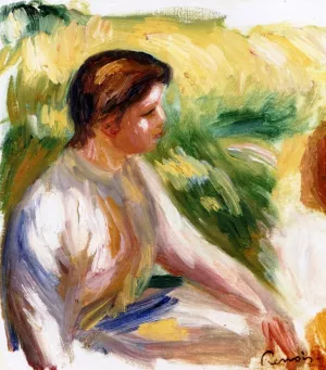 Seated Woman by Pierre-Auguste Renoir Oil Painting