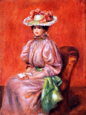 Seated Woman 4 by Pierre-Auguste Renoir Oil Painting