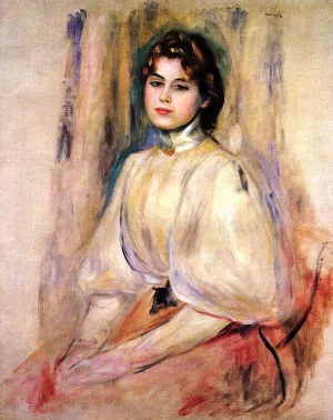Seated Young Woman II by Pierre-Auguste Renoir Oil Painting