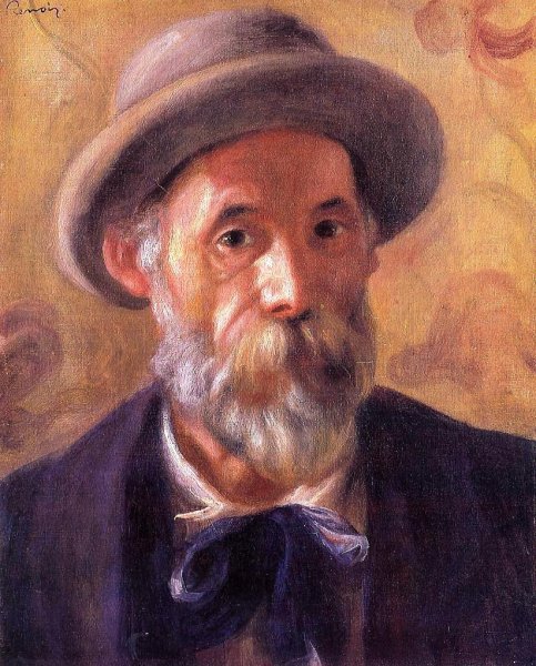 Main Product Photo of Self Portrait 3 Painting by Pierre-Auguste Renoir