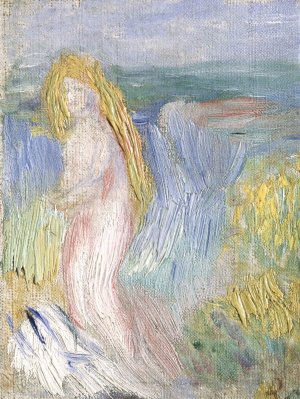 Small Study for a Nude by Pierre-Auguste Renoir Oil Painting