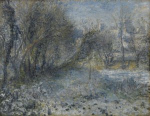 Snow-covered Landscape by Pierre-Auguste Renoir Oil Painting