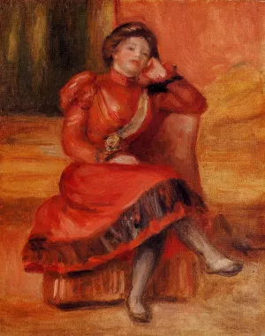 Spanish Dancer in a Red Dress by Pierre-Auguste Renoir - Oil Painting Reproduction