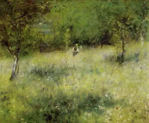 Spring at Catou by Pierre-Auguste Renoir - Oil Painting Reproduction