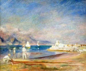 St Tropez, France by Pierre-Auguste Renoir Oil Painting