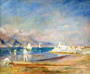 St Tropez, France painting by Pierre-Auguste Renoir
