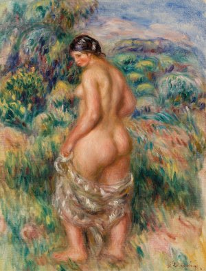 Standing Bather by Pierre-Auguste Renoir Oil Painting
