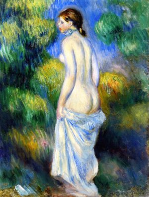 Standing Nude by Pierre-Auguste Renoir Oil Painting