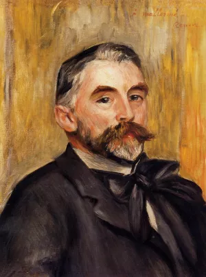 Stephane Mallarme by Pierre-Auguste Renoir - Oil Painting Reproduction