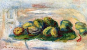 Still Life with Almonds by Pierre-Auguste Renoir Oil Painting