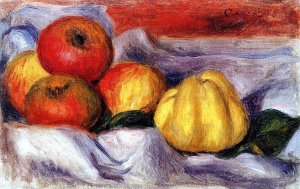 Still Life with Apples by Pierre-Auguste Renoir Oil Painting