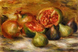 Still Life with Figs by Pierre-Auguste Renoir Oil Painting