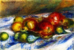 Still Life with Figs by Pierre-Auguste Renoir - Oil Painting Reproduction