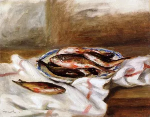 Still Life with Fish by Pierre-Auguste Renoir Oil Painting