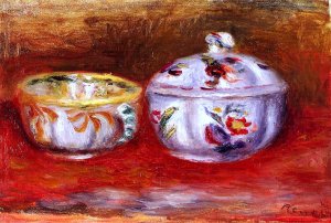 Still Life with Fruit Bowl Oil painting by Pierre-Auguste Renoir