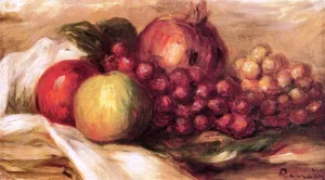 Still Life with Fruit painting by Pierre-Auguste Renoir