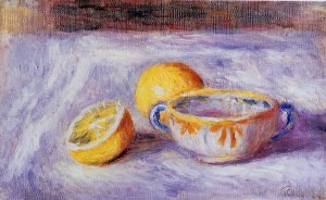 Still Life with Lemons by Pierre-Auguste Renoir Oil Painting