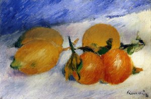 Still Life with Lemons and Oranges by Pierre-Auguste Renoir Oil Painting