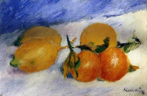 Still Life with Lemons and Oranges by Pierre-Auguste Renoir - Oil Painting Reproduction