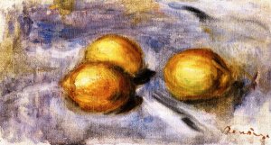 Still Life with Lemons by Pierre-Auguste Renoir Oil Painting