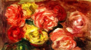 Still Life with Roses by Pierre-Auguste Renoir Oil Painting