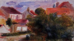Street in Essoyes by Pierre-Auguste Renoir Oil Painting