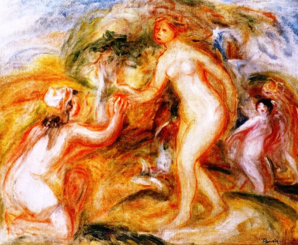 Study for The Judgement of Paris by Pierre-Auguste Renoir - Hand-Painted Oil Painting Reproduction