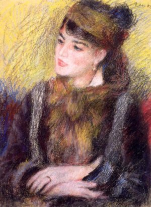 Study of a Woman by Pierre-Auguste Renoir Oil Painting
