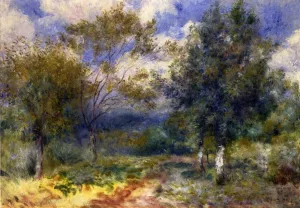 Sunny Landscape by Pierre-Auguste Renoir - Oil Painting Reproduction