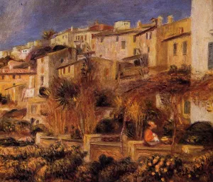 Terraces at Cagnes by Pierre-Auguste Renoir - Oil Painting Reproduction