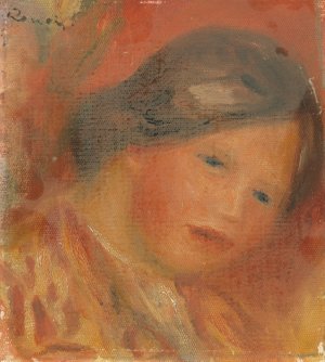 Tete de femme by Pierre-Auguste Renoir Oil Painting