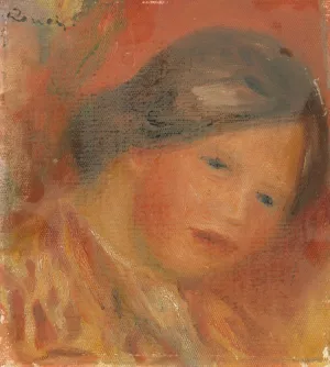 Tete de femme by Pierre-Auguste Renoir Oil Painting