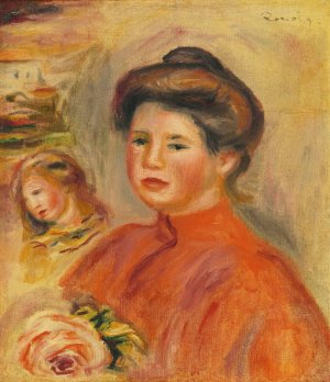 Tetes De Femme by Pierre-Auguste Renoir Oil Painting