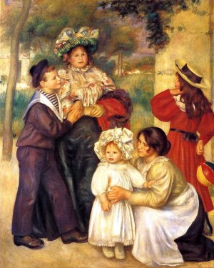 The Artist's Family by Pierre-Auguste Renoir Oil Painting