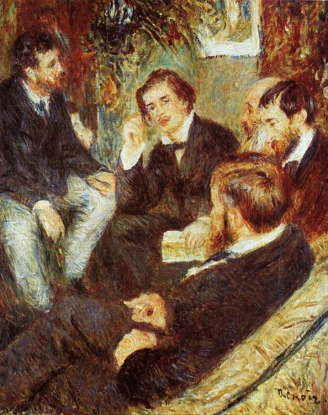 Main Product Photo of The Artist's Studio, Rue Saint-Georges Painting by Pierre-Auguste Renoir