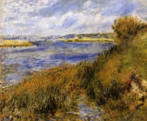 The Banks of the Seine at Champrosay by Pierre-Auguste Renoir - Oil Painting Reproduction
