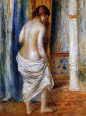 The Bathrobe by Pierre-Auguste Renoir Oil Painting