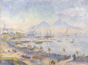 The Bay of Naples by Pierre-Auguste Renoir Oil Painting
