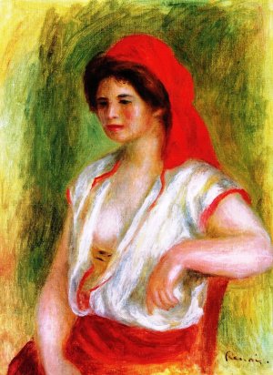 The Beautiful Sicilian by Pierre-Auguste Renoir Oil Painting
