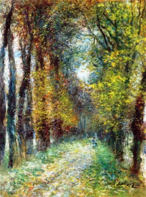 The Covered Lane by Pierre-Auguste Renoir Oil Painting