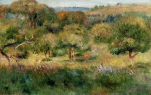 The Edge of the Forest in Brittany by Pierre-Auguste Renoir Oil Painting
