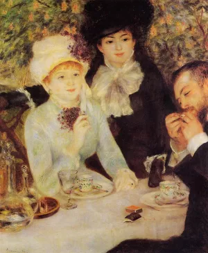 The End of Lunch by Pierre-Auguste Renoir - Oil Painting Reproduction