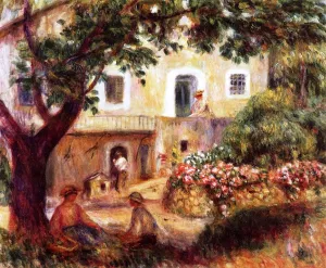 The Farm 2 by Pierre-Auguste Renoir - Oil Painting Reproduction