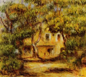 The Farm at Collettes by Pierre-Auguste Renoir Oil Painting