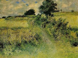 The Field by Pierre-Auguste Renoir Oil Painting