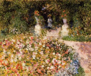 The Garden also known as In the Park painting by Pierre-Auguste Renoir
