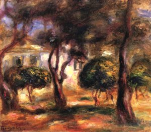 The Garden at Les Collettes by Pierre-Auguste Renoir Oil Painting