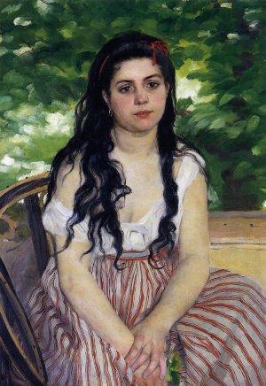The Gypsy Girl also known as Summer by Pierre-Auguste Renoir Oil Painting