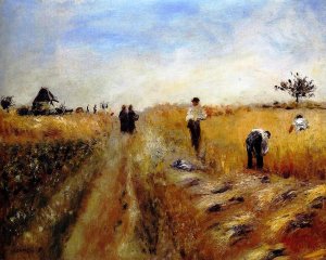 The Harvesters by Pierre-Auguste Renoir Oil Painting