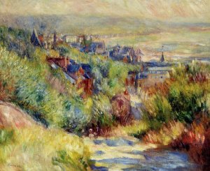 The Hills of Trouville by Pierre-Auguste Renoir Oil Painting